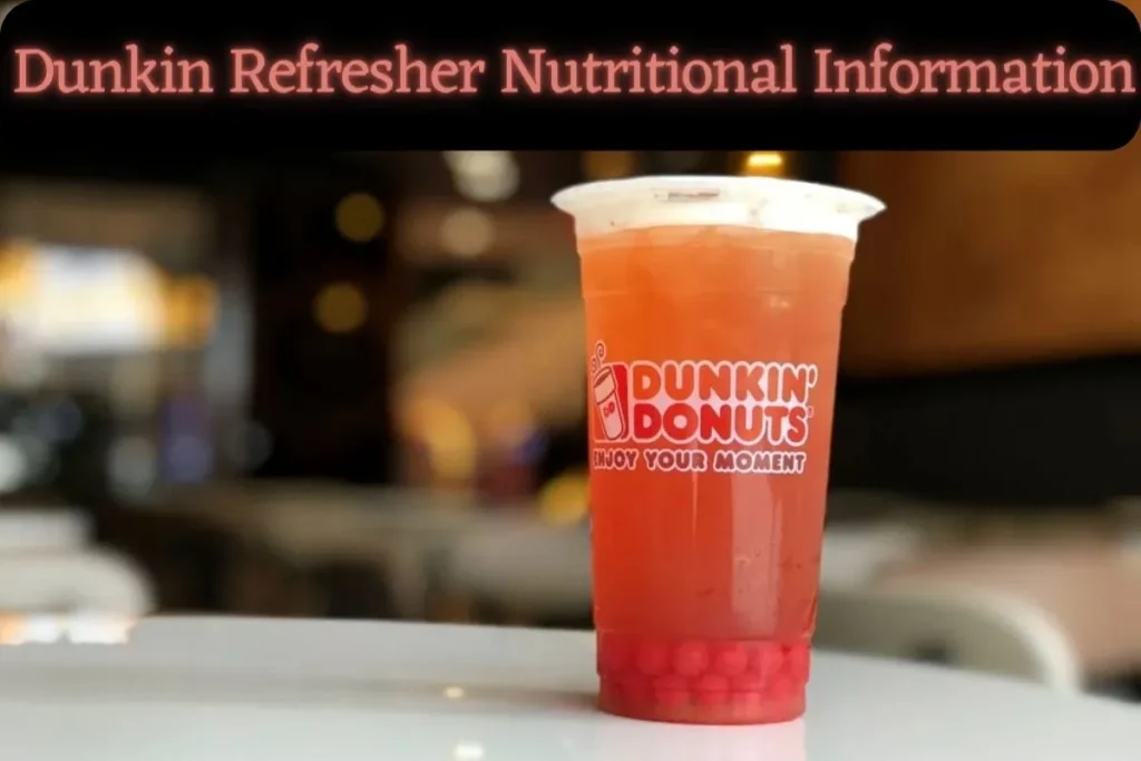 dunkin nutrition