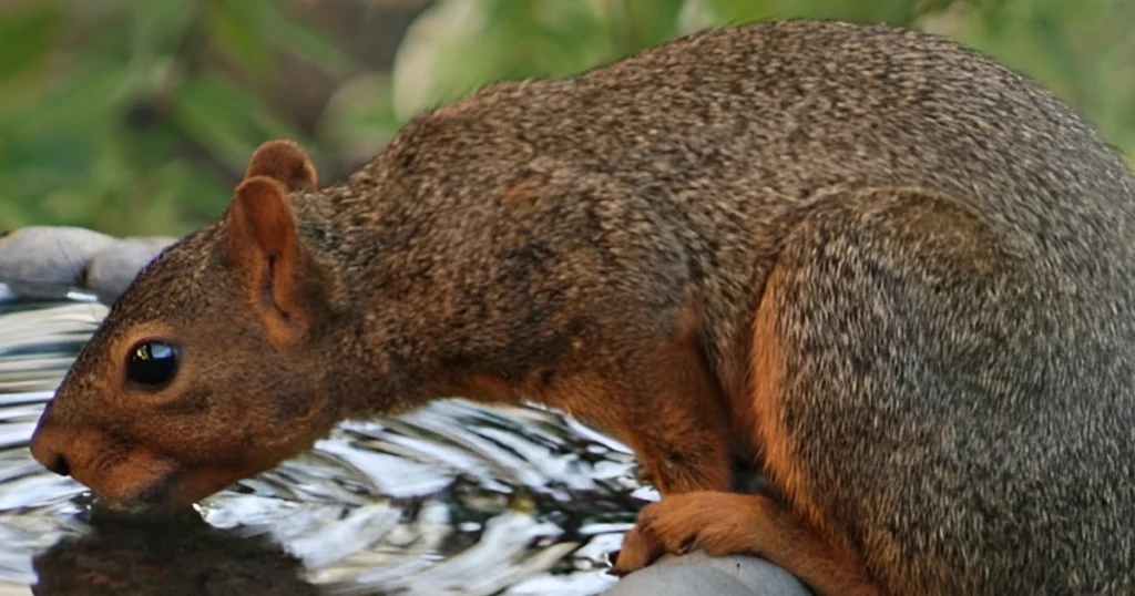 Do Squirrels Drink Water